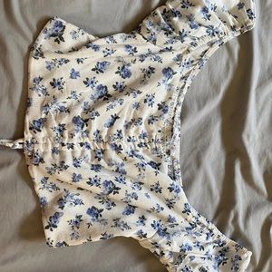 Floral crop top